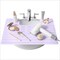 Maplefield Bathroom Sink Cover for Counter Space, Heat Resistant Silicone Sink Mat for Your Beauty Routine, Small Bathroom Space Saver Sink Cover for Makeup (Lavender Large, 22 x 2 x 2 Inches)